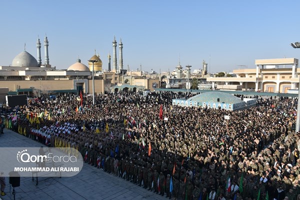 نمایش مردمی شکوه اقتدار قم برگزار شد