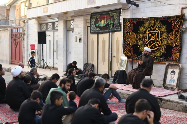 روضه در کوچه شهدا+ تصاویر