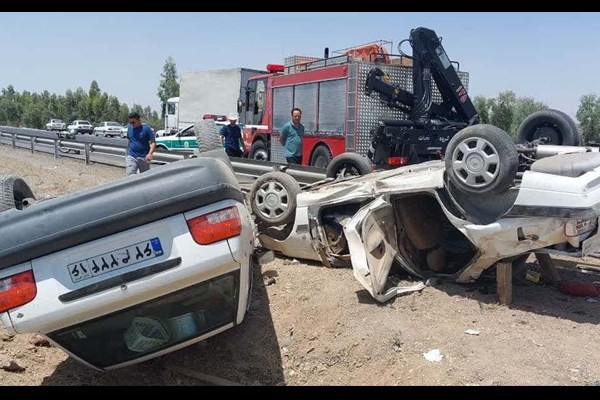 تصادف ۲ دستگاه خودرو در بلوار غدیر قم یک فوتی برجای گذاشت