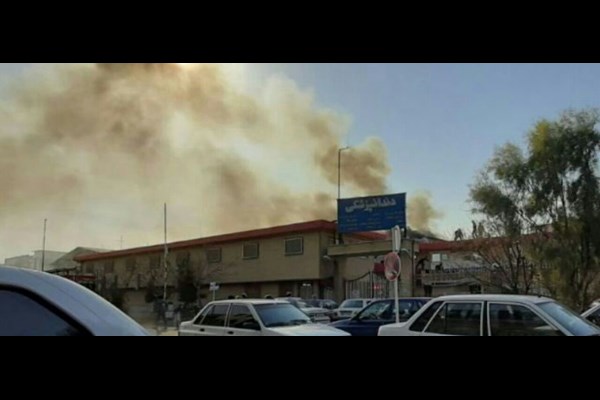 آتش‌سوزی در بیمارستان علی بن ابی‌طالب قم تلفات جانی نداشت