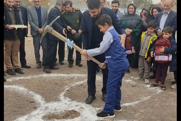 آغاز ساخت مدرسه یک کلاسه روستای خیرآباد