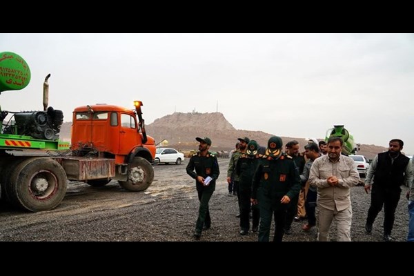  نخستین کارخانه بتن بسیج سازندگی کشور در قم افتتاح شد 