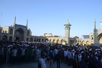 تشییع باشکوه شهید مدافع حرم بعد از دوسال گمنامی