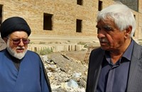 بازدید استاندار و رئیس کل دادگستری استان از مراحل اجرایی شهر فرودگاهی قم