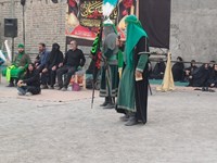 تعزیه‌خوانی در کوچه پس کوچه‌های قم+ تصاویر