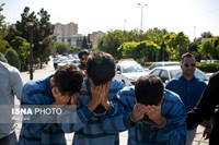 بازسازی صحنه زورگیری در منطقه سعادت‌آباد تهران