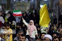 تجمع مردم قم علیه تجاوز آمریکا به کشور