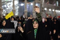 تجمع مردم قم علیه تجاوز آمریکا به کشور