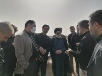 بازدید استاندار و رئیس کل دادگستری استان از مراحل اجرایی شهر فرودگاهی قم