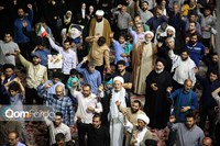 تجمع مردم قم علیه تجاوز آمریکا به کشور