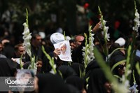 پیکر شهید "حاج رمضان" در حرم حضرت معصومه (س) آرام گرفت