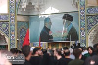 پیکر شهید "حاج رمضان" در حرم حضرت معصومه (س) آرام گرفت