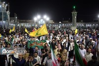تجمع مردم قم علیه تجاوز آمریکا به کشور