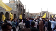 پیکر دو شهید مدافع حرم بعد از 2سال گمنامی تشییع شد