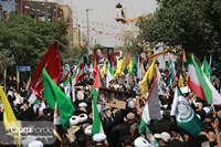 پیکر شهید "حاج رمضان" در حرم حضرت معصومه (س) آرام گرفت