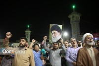 تجمع مردم قم علیه تجاوز آمریکا به کشور