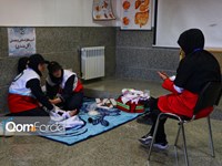 برگزاری سیزدهمین دوره المپیاد دانش‌آموزان دادرس هلال‌احمر قم