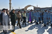 برگزاری مراسم عهد سربازی در مسجد جمکران