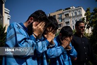 بازسازی صحنه زورگیری در منطقه سعادت‌آباد تهران